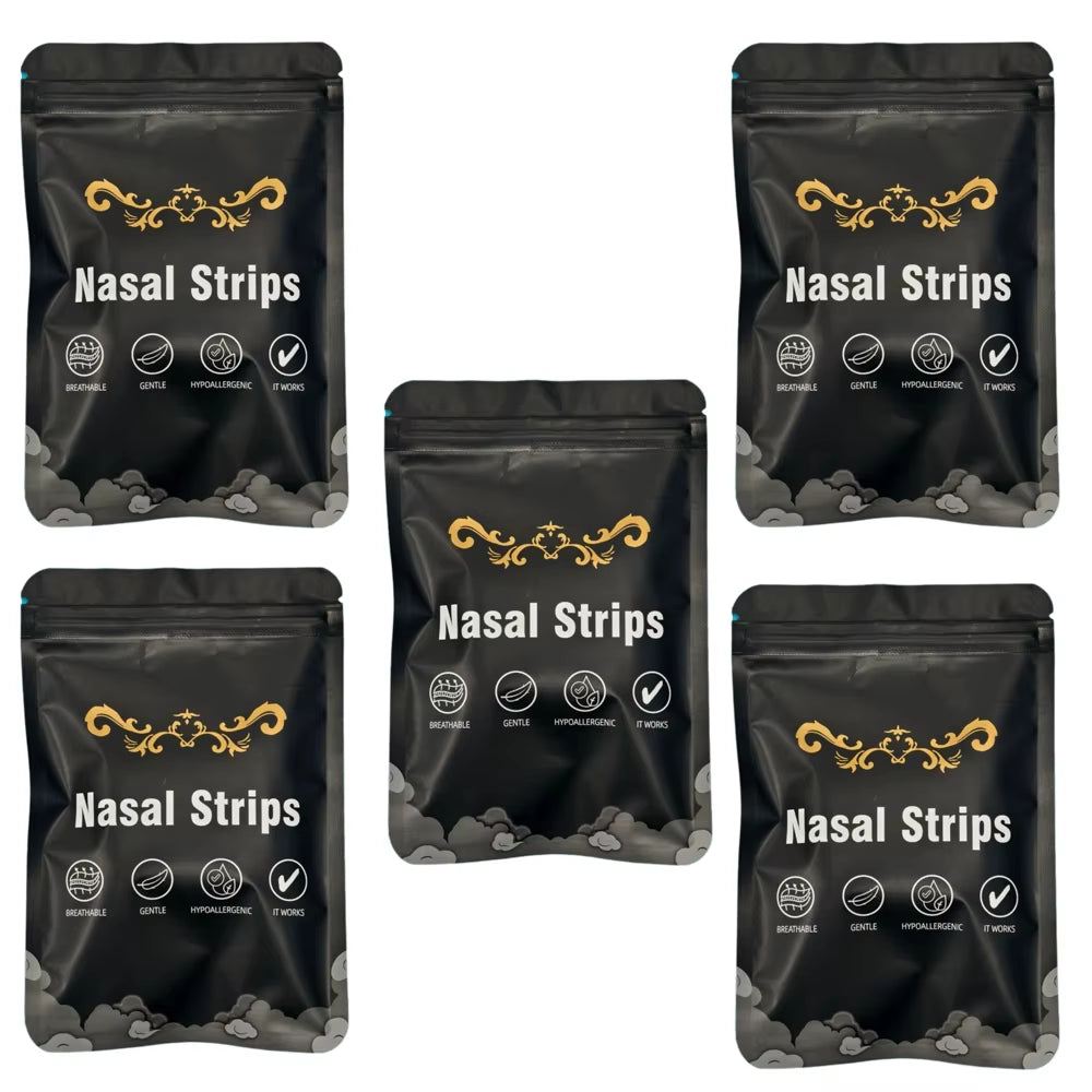 Enhanced Sports Nasal Strips - Available in 30, 90, 150, and 300 PCS - Breathable and Comfortable Sleep Aid - Non-Invasive Anti-Snoring Nose Patches