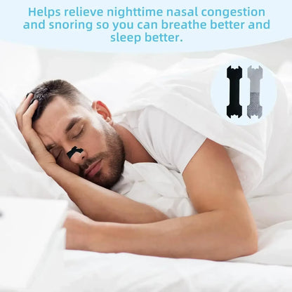 Enhanced Sports Nasal Strips - Available in 30, 90, 150, and 300 PCS - Breathable and Comfortable Sleep Aid - Non-Invasive Anti-Snoring Nose Patches