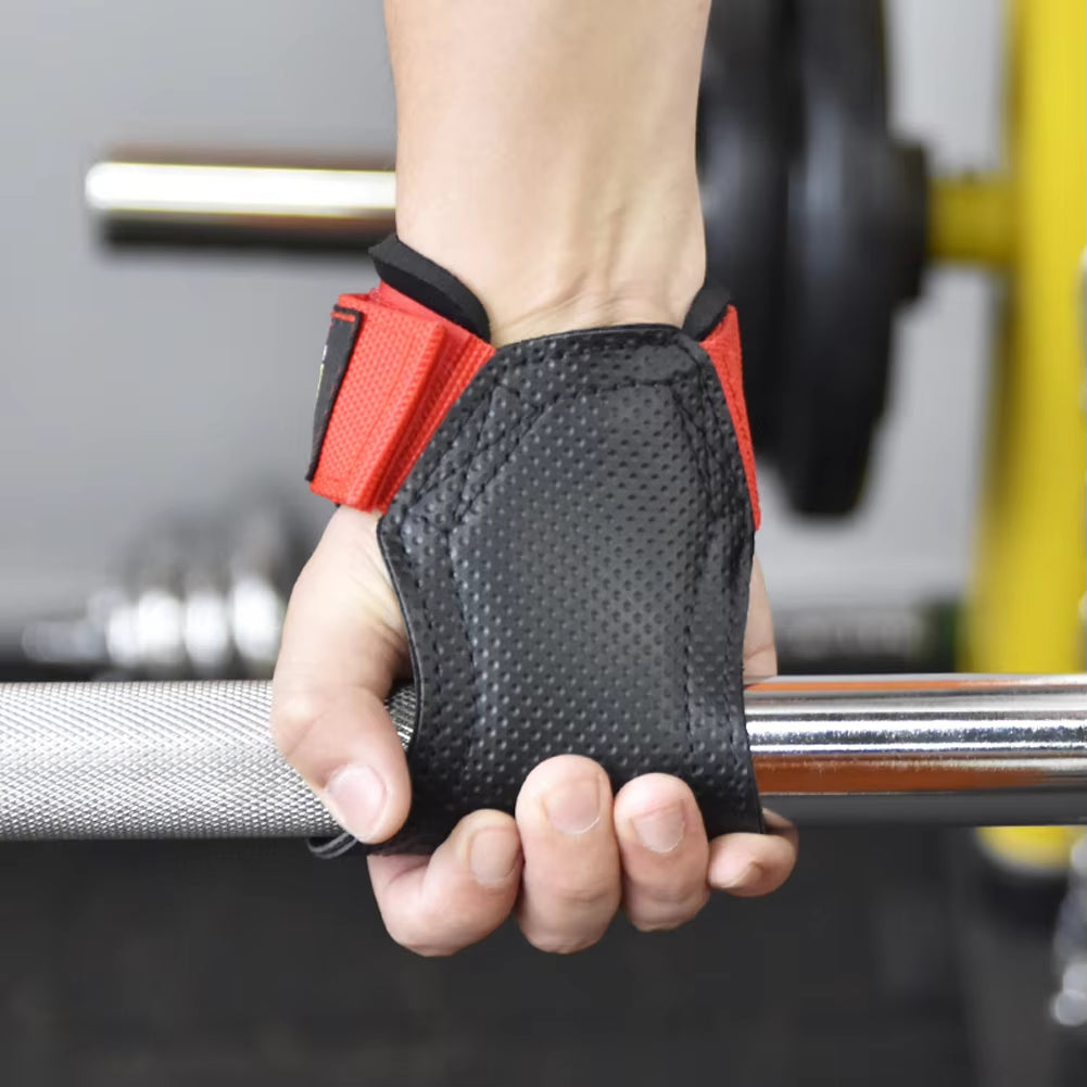 2-Piece Weightlifting Gloves for Dumbbells and Barbells - Crossfit and Powerlifting Equipment